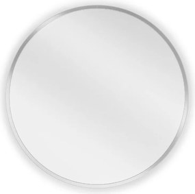 Mexen Loft oglindă de baie rotundă 50 cm, ramă inox - 9850-050-050-000-10