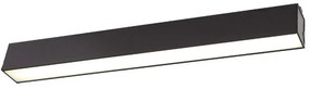 Plafoniera LED dimabila design modern LINEAR, 4000K negru C0190D MX