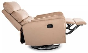 Scaun reclinabil Belfort Velvet, bej