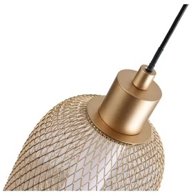 Zuma Line MD2596-5A-3BGT - lustră LED suspendată pe cablu SARR 27W/230V 3000-5700K, auriu + telecomandă