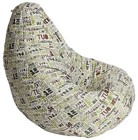 Fotoliu Nirvana Hobbit Pufrelax, Material textil - Lucky Clover