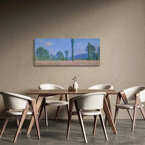 Tablou - Claude Monet, Poppy Field (Giverny), reproducere (120x50 cm)