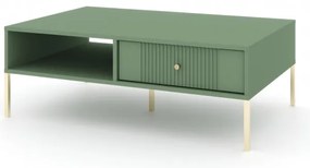 Măsuță cafea Isae 2S (Verde + Auriu). 1125198