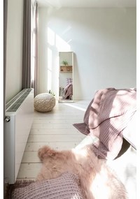 Pernă decorativă din bumbac Tiseco Home Studio Waffle, 45 x 45 cm, albastru
