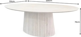 Masa ovala ART DECO 220cm