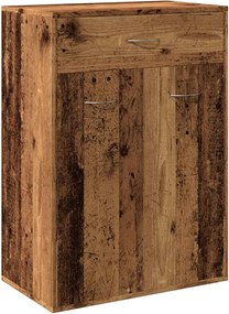 vidaXL Pantofar, lemn vechi, 60x35x84 cm, lemn prelucrat