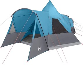 vidaXL Cort Teepee pentru 8 Persoane albastru 720 x 465 x 295 cm