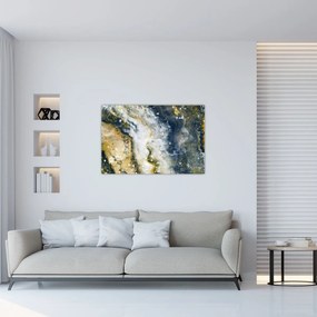 Tablou - Abstract auriu (90x60 cm)