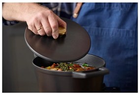 Oală cu capac din fontă 3,6 l adecvată pentru plita cu inducție – Holm