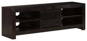 vidaXL Comodă TV, lemn masiv de acacia, 120 x 30 x 40 cm, maro închis