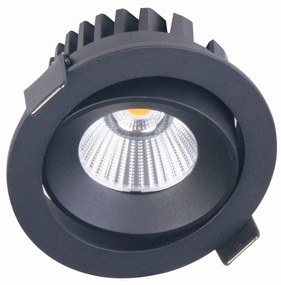 Spot LED incastrabil baie IP65 Cyklop IP65 4000K negru