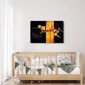 Tablou abstract - Dansatoare (90x60 cm)