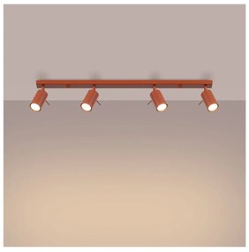 Spot cărămiziu 6x81 cm Etna – Sollux