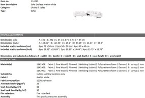 Canapea modulara design LUX Endless 114290 HZ