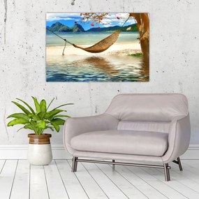 Tablou - Relax la plajă (90x60 cm)