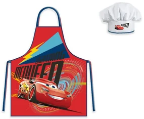 Disney Mașini Lightning șorț pentru copii set 2 bucăți