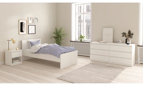 Pat alb 90x190 cm Naia – Tvilum