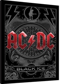 Poster înrămat AC/DC - Black Ice