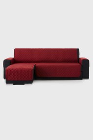 Husă pentru canapea cu colțar pe partea stângă, Moorea, roșie rosu 40x50 cm