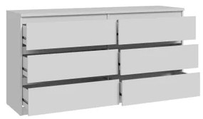 Comodă MAO cu sertare, albă