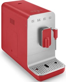 Espressor automat SMEG Collezione BCC02RDMEU, 1350 W, 19 bar, 1,4 l, 8 functii, Rasnita incorporata, Cafea boabe, Spumare lapte, Rosu