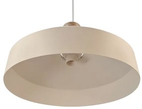 Lustră pe cablu Nordlux ELVAS 1xE27/60W/230V d. 37,5 cm bej