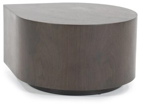 Masa de cafea Jules din furnir de nuc