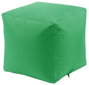 Taburet Cub Pufrelax, material impermeabil, Green Apple