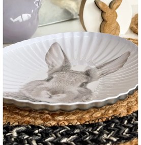 Farfurie de desert BUNNEY alba