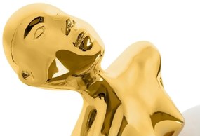 Lampa de podea decorativa cu design original Woman Premium auriu