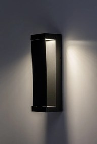 Aplica LED perete exterior IP65 Bradu antracit