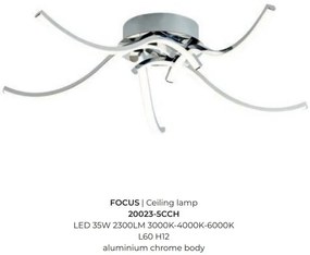 Lustra aplicata LED design modern FOCUS