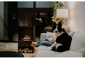 Șemineu BIO cu telecomandă Planika Senso Stove BEV 83,5x48 cm 2,5kW