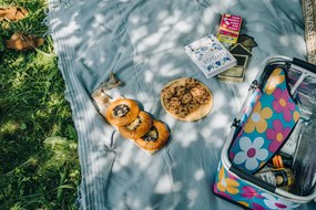 Cos termic pliabil pentru picnic, FLOWERS