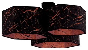 Lustră aplicată Duolla ROLLER TRIO HEX 3xE27/15W/230V negru/cupru