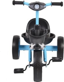 Tricicleta cu pedale NOVOKIDS™ Hawk Trike , Cu melodii si lumini, Doua cosulete pentru jucarii, Max 25 kg, Roti din cauciuc EVA, Cadru metalic, Far