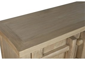 Bufet din lemn masiv reciclat, sculptat manual, Ervino