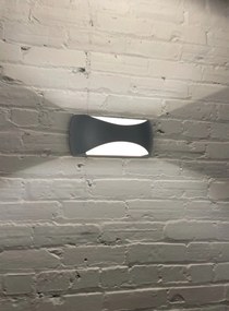 Aplica LED pentru exterior IP65 BUTAN 23cm, alb MA-8902