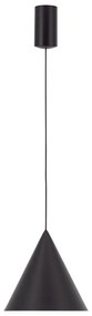Pendul LED stil minimalist CONO D-18cm negru