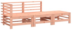 825651 vidaXL Set mobilier de grădină, 3 piese, lemn masiv douglas