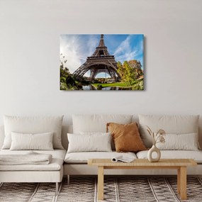 Tablou - Turnul Eiffel colorat (90x60 cm)