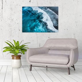 Tablou - Valuri pe mare (70x50 cm)