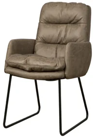 Scaun piele artificiala Toro-Cabo taupe