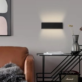 Immax NEO 07086L - Lampă LED de perete dimabilă LISTON LED/8W/230V negru+DO