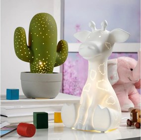 ONLI - Lampă de masă PORCELLANA 1xE14/6W/230V 30 cm girafă
