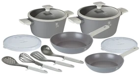 RESIGILAT - Set oale si tigai marmorate 12 piese Aspen Collection Berlinger Haus BH 7077