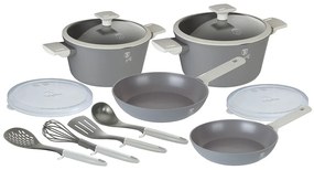 RESIGILAT - Set oale si tigai marmorate 12 piese Aspen Collection Berlinger Haus BH 7077
