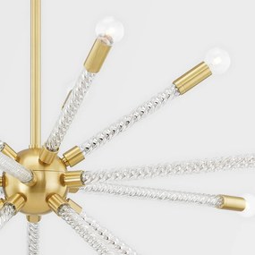 Candelabru, lustra suspendata, design modern PIPPIN alama antichizata