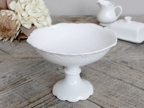 Suport cu picior pentru prajituri, din ceramica, Provence