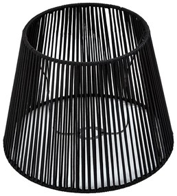 Abajur de exterior cu frânghie neagră IP54 40/28/30
